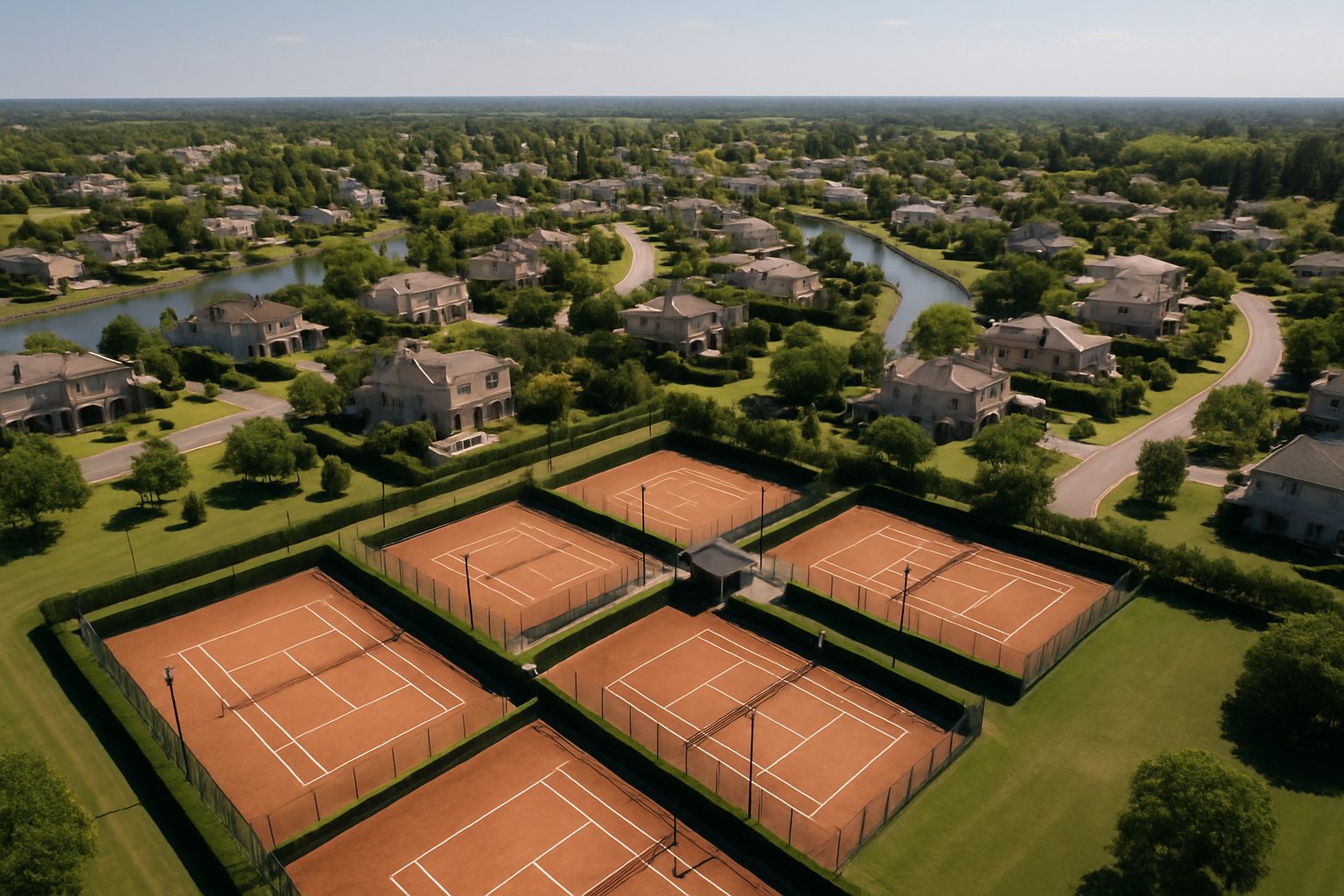Pilará reúne más de 600 familias en seis comunidades y cuenta con 14 canchas de tenis